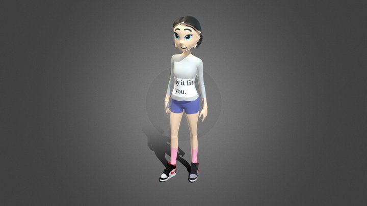 90s Girls(1) – Free 3D Model STL