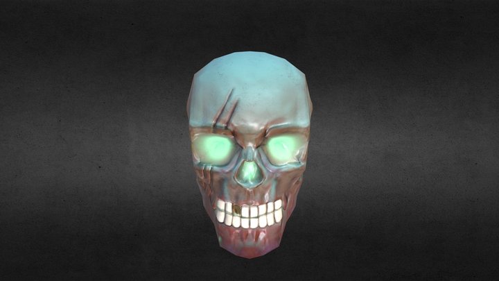 Skull Head 3D Model