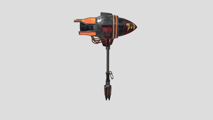 Rocket Hammer 3D Model