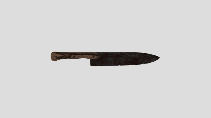 Rusty Knife 3D Model