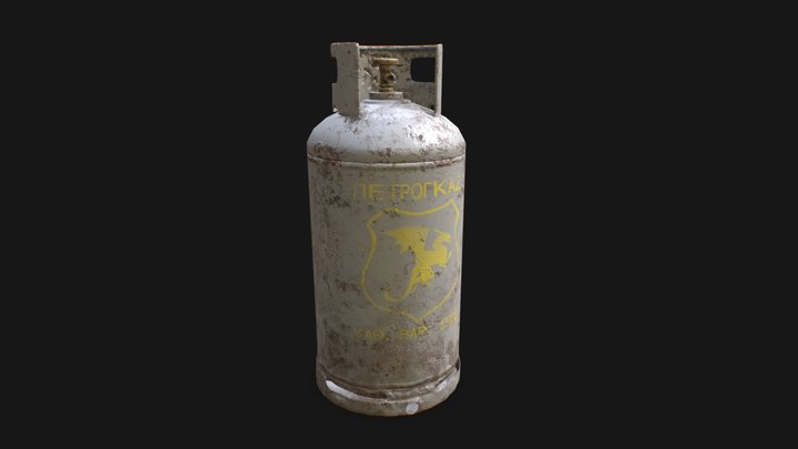 Realism Study; Gas Bottle 3D Model