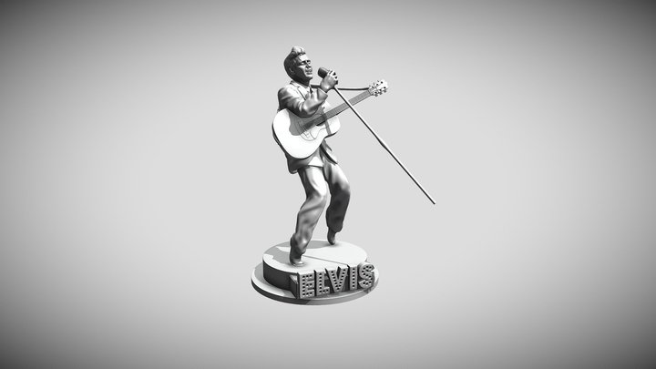 Elvis Presley - 3D printing 3D Model