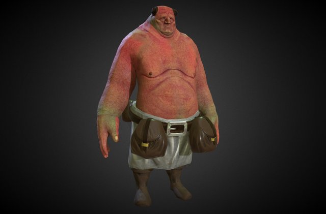Merchant Ogre 3D Model