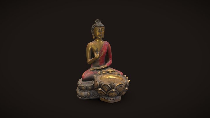 Buda abhaya 3D Model