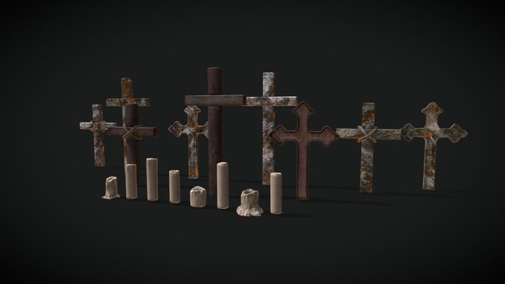 Revenant | Crosses and Candles 3D Model