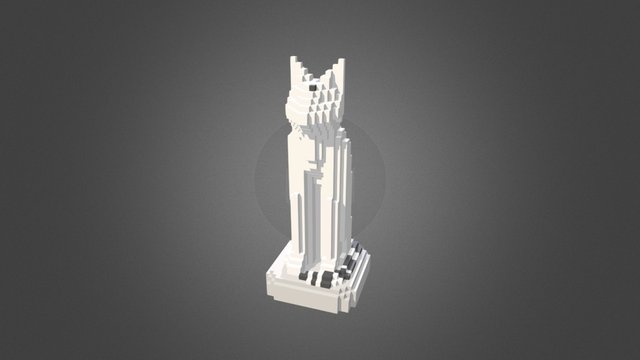 Chess King (White) 3D Model