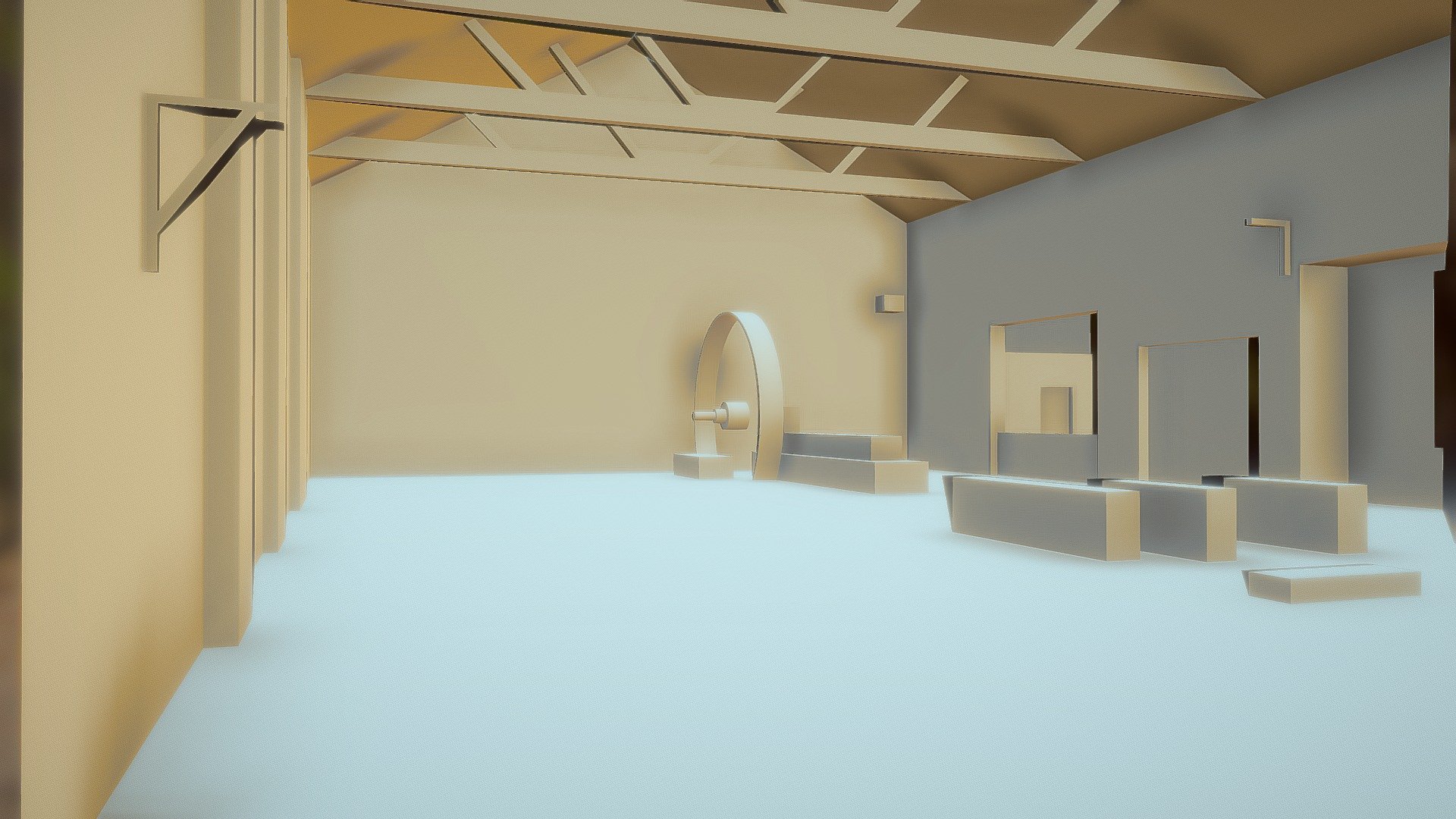 Urbex Derelict Industrial Interior — Sketchfab embed 3D viewer