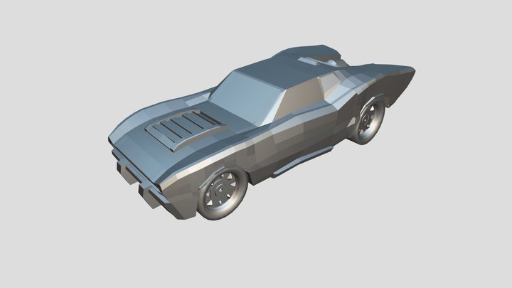 Batmobile - The Batman 2022 3D Model