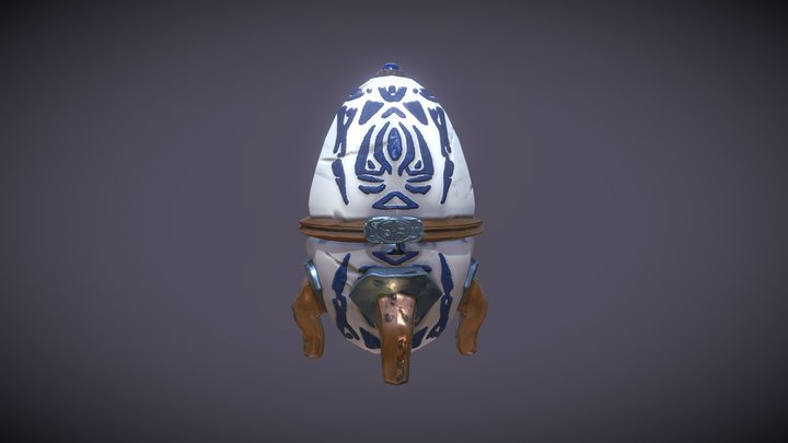 Artefact egg casket 3D Model