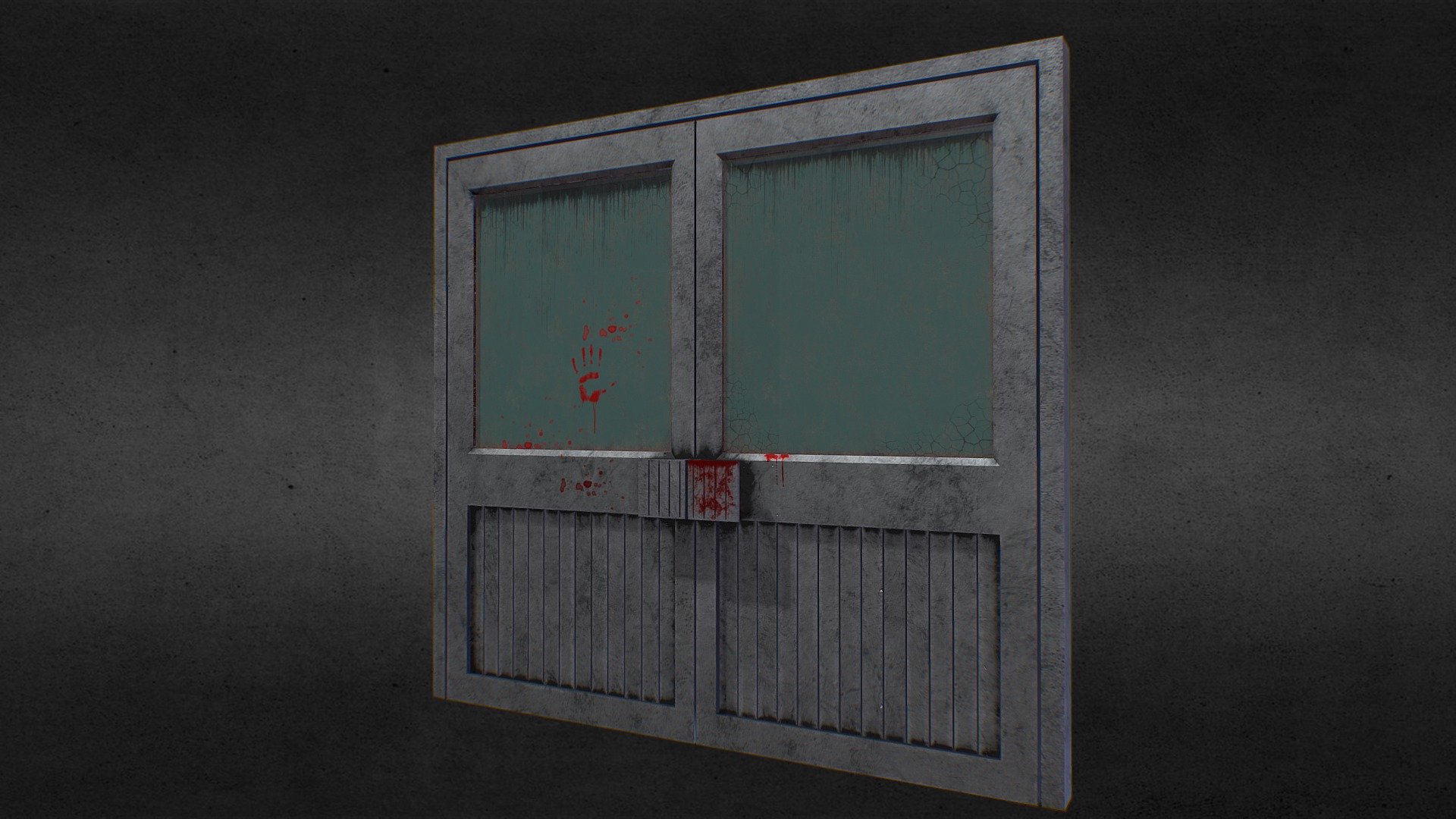 Aluminum door