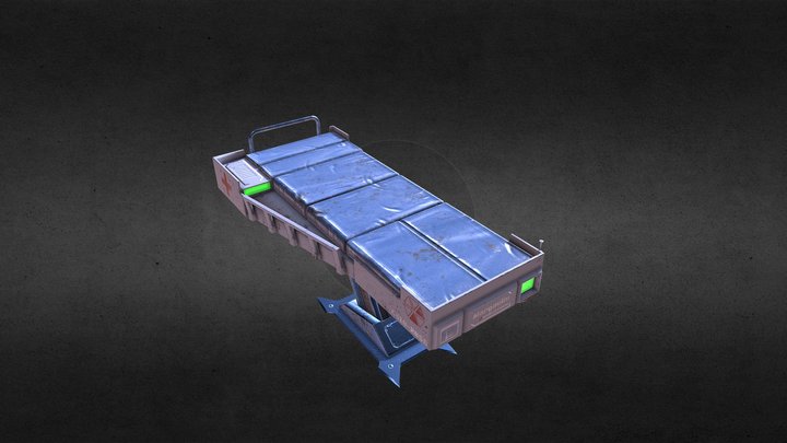 SM Medical Bed V2 3D Model