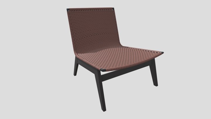 Leather Strap Chair 3D Model