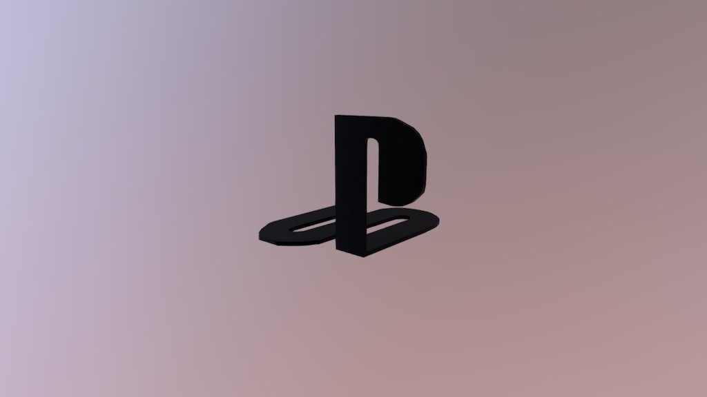 Playstation Logo 3D model by alexreed12345 [42020d6] Sketchfab