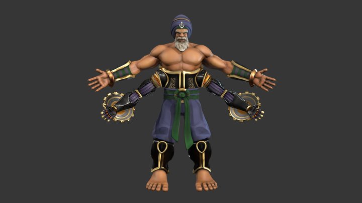 Kehar - Overwatch Fan Art 3D Model