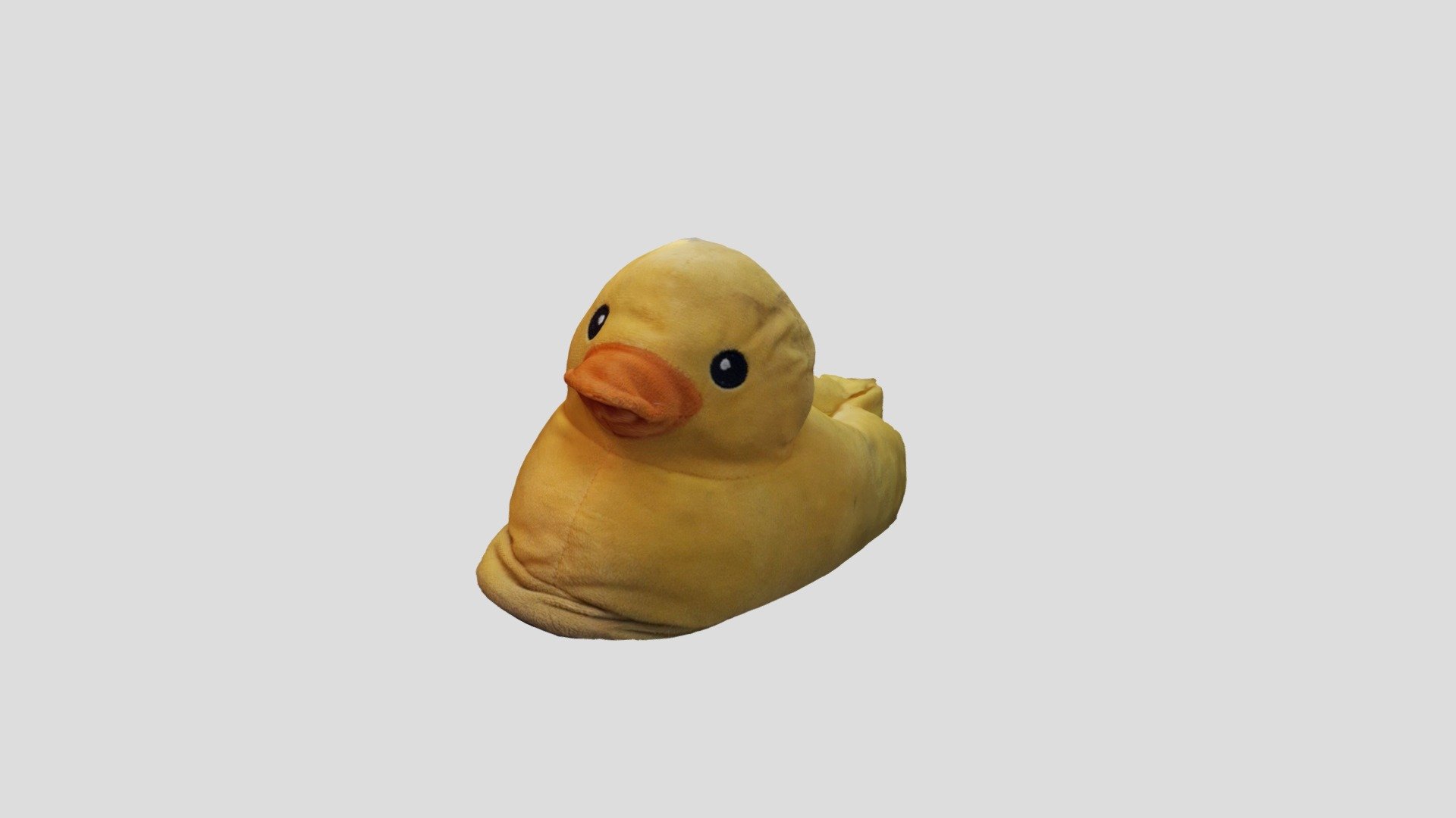 Duck slipper 3D Scan