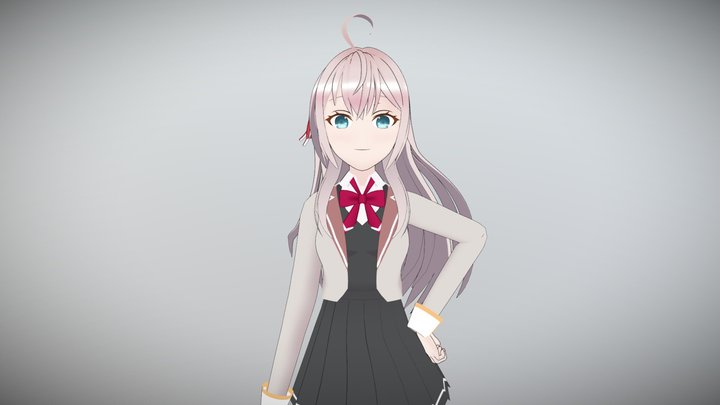 Allisa Mikhailovna Kujou (Alya) - Roshidere 3D Model