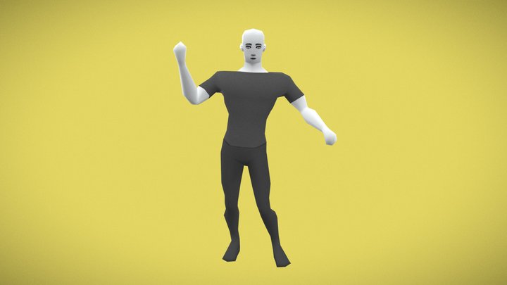 [Download] Low Poly Spooky Mannequin Man 3D Model