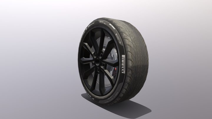 SUPER CAR WHEEL 3D Model