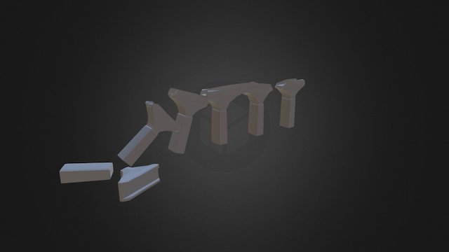 Broken Aqueduct v3 3D Model