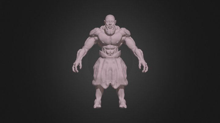 strongest man 3D Model