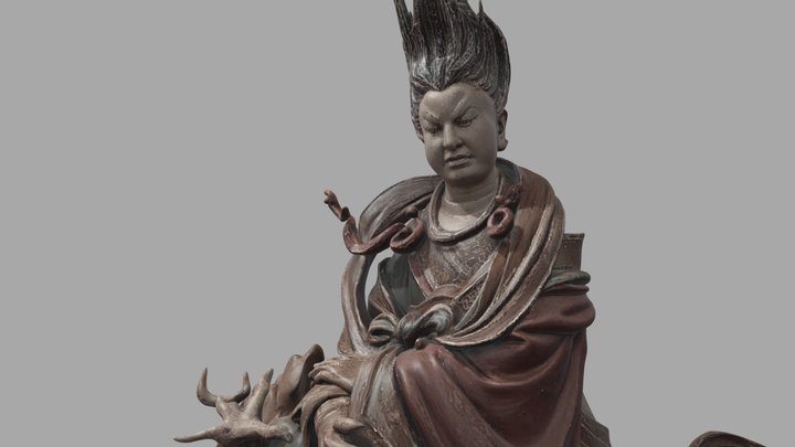 山西澤州玉皇廟二十八星宿-NO.02 亢金龍 3D Model