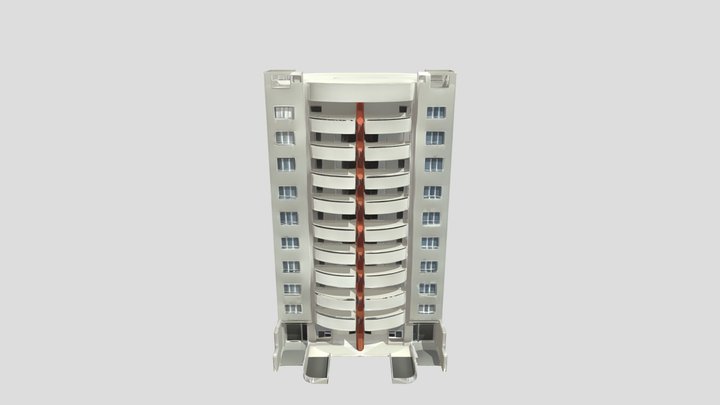 Residencial Moderno – Gratis 3D-model STL