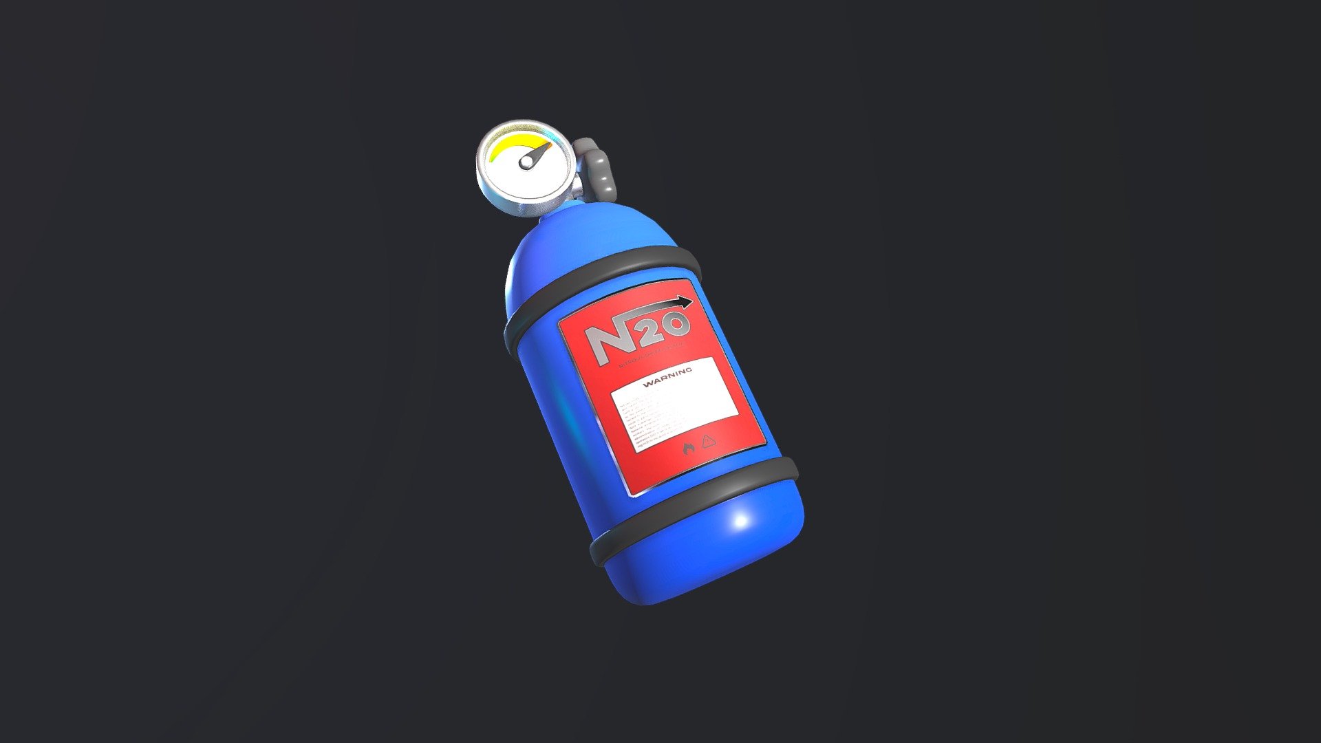 Nos Nitro N2O - Download Free 3D model by Bob.Ho [420a050] - Sketchfab