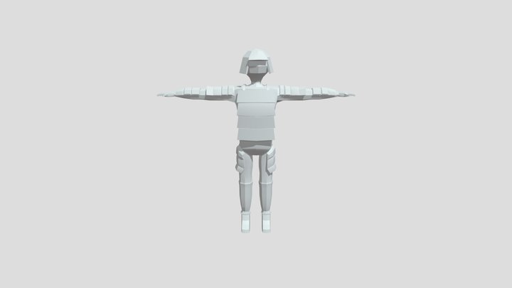 Modelo do Samurai LowPoly 3D Model