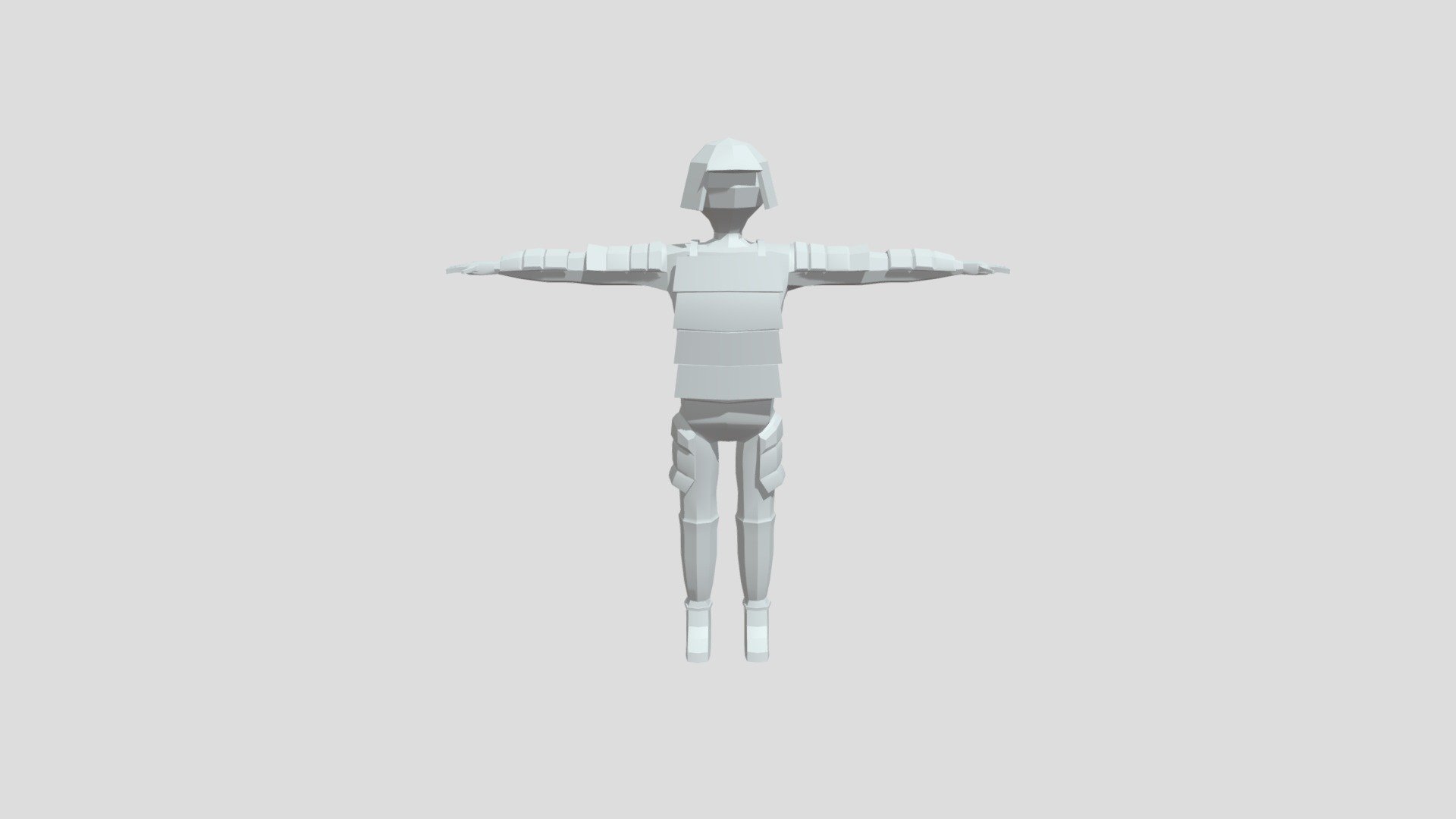 Modelo Samurai LowPoly