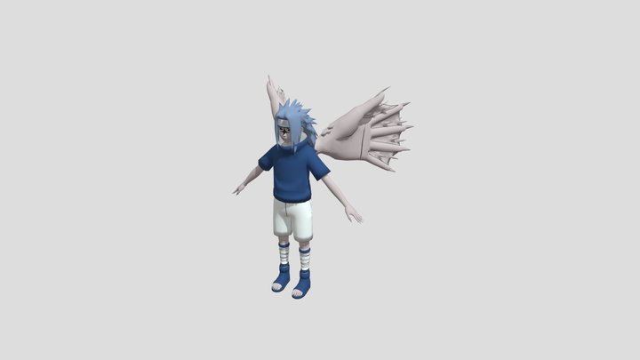 sasuke teenager 3D Model