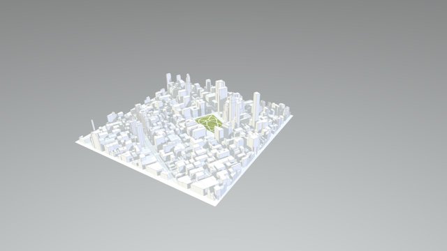 Madison Square Park, NYC 3D Model