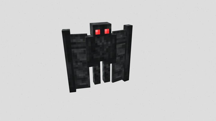 CreepypastaCraft - Mothman 3D Model
