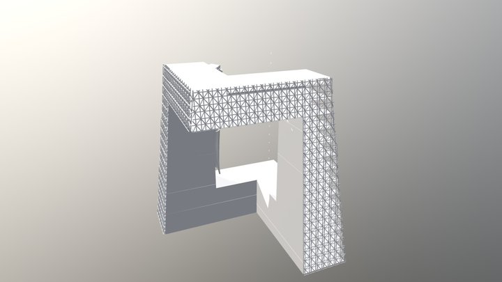 Cctv-3D View-facade2 3D Model
