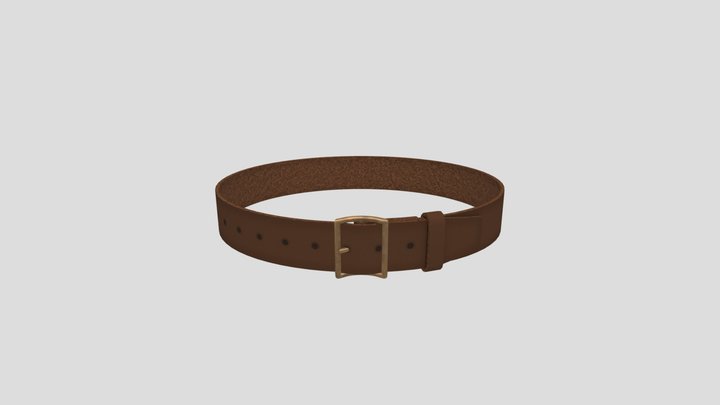 Sketchfab_Soldier_Leather_Belt 3D Model