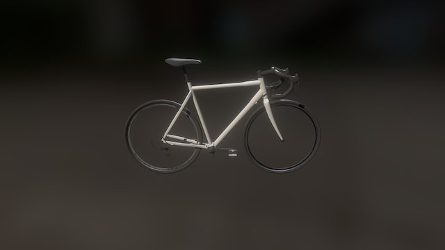 Cycling Road 3D Model