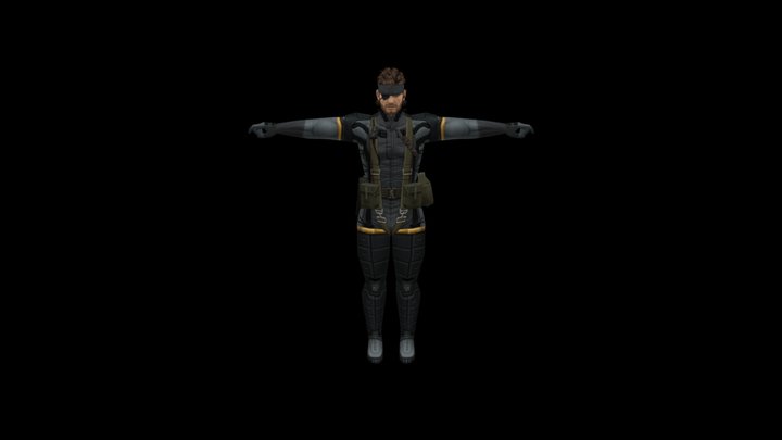 PSP MGS Portable Ops Snake – Modello 3D gratuito STL