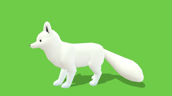 Fox - Animated Low Poly – Free 3D Model STL
