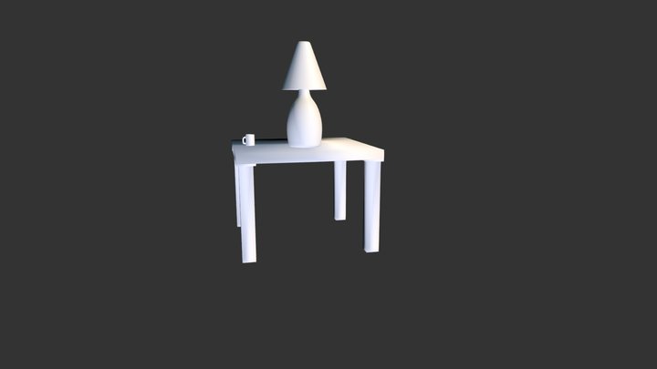Course Work - End Table 3D Model