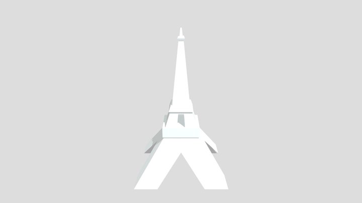 Eiffel Tower 3D Model