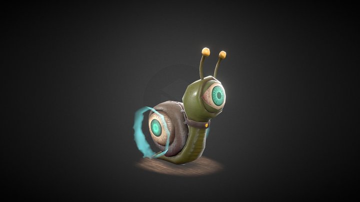 WorldSkills "The all seeing dungeon snail" 3D Model