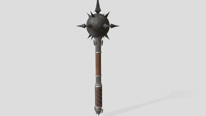Medieval Mace 3D Model