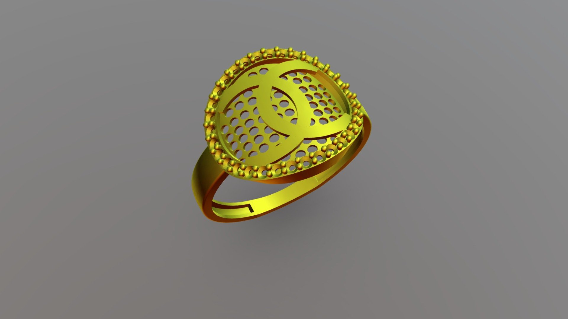 ring CHANeEL - 3D model by merveille (@soufianeelahmady) [4212999 ...