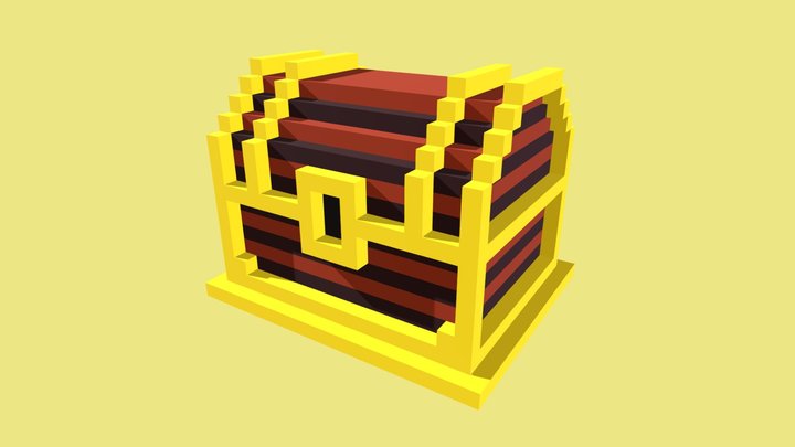 Box Voxel 3D Model
