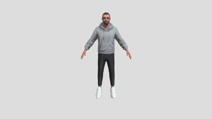 Simple Tech Guy 3D Model