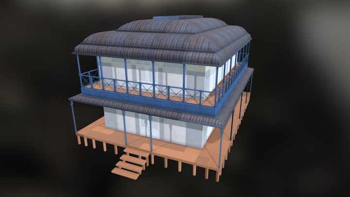 Modular House 01 3D Model