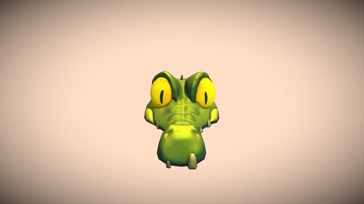 Lil Crocodile 3D Model