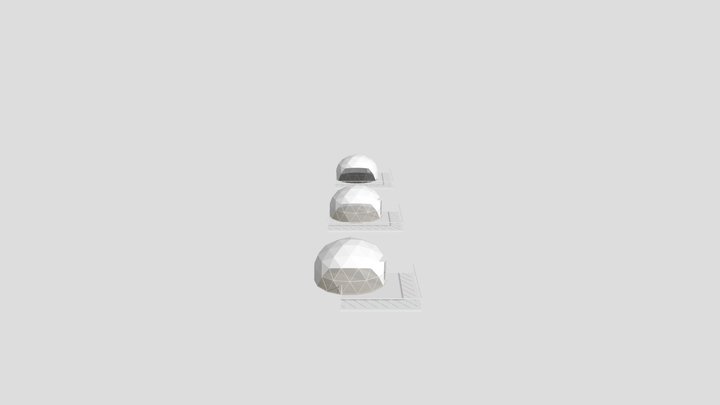 Geodome 6. TERRACE OPTIONS 3D Model
