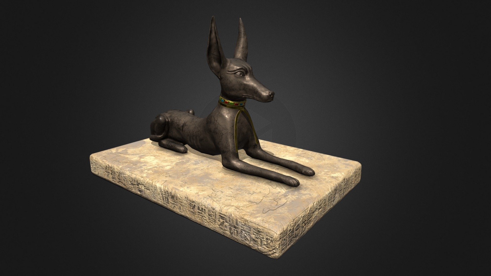 Anubis Jackal Statue