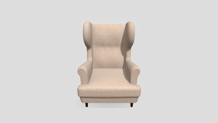 Merged_sofa for lowpoly 3D Model