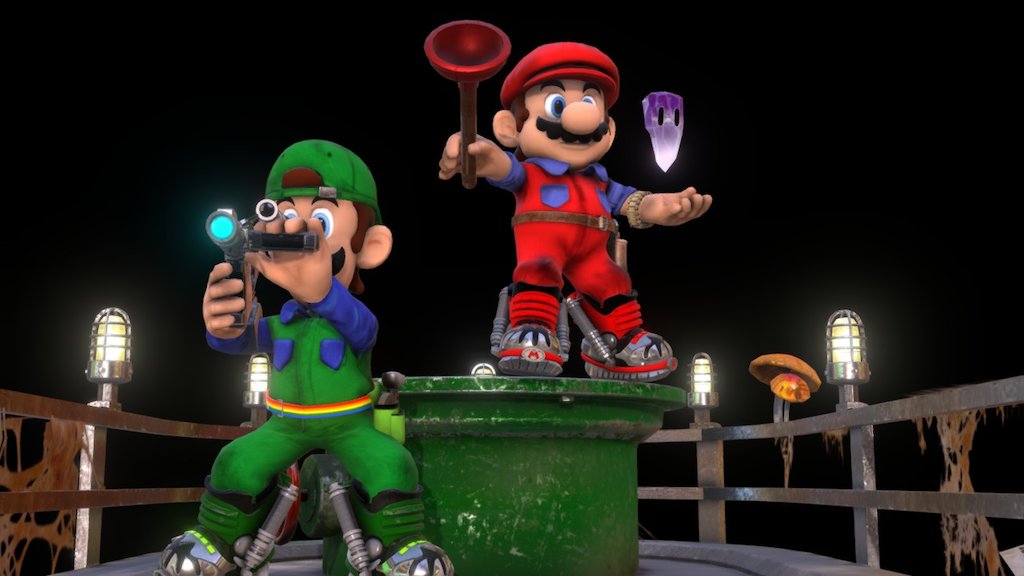 Assistir SUPER MARIO BROS 2023.Filme Completo - 3D model by